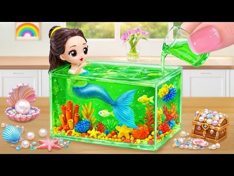 So Beautiful Mermaid Princess Cake 🍓🍉 How To Make Miniature Princess Jelly Cake ✨ Magic Cake