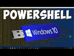 How To Make Windows 10 Bootable USB Stick With PowerShell
