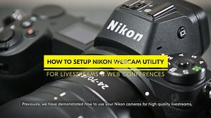 1.2K views · 60 reactions | High-quality Facebook Live, here we come! Watch this step-by-step guide to learn how to transform your trusty Nikon Z series mirrorless or DSLR camera into a reliable and superior livestreaming, video calling or web conferencing partner. Get the new Webcam Utility here: nikn.ly/DownloadCentre | Nikon | Facebook