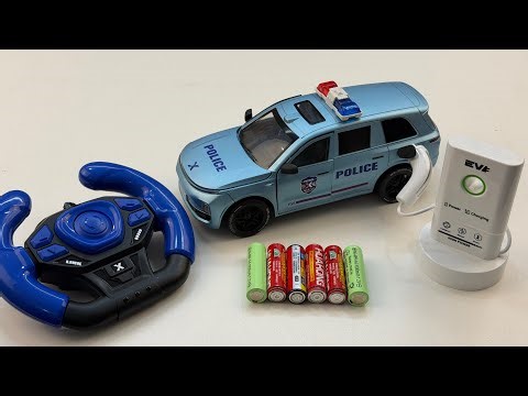 Unboxing City RC Bus, New Energy RC Police Car, RC Track Sports Car,3D Transparent Tank (with Music)
