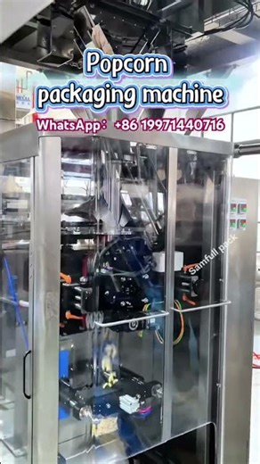 popcorn packing machine，20-500 grams pack 100bags/minute#nutpackagingmachine#popcronpackagingmachine