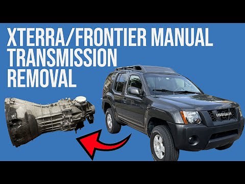 How to Remove A Transmission From Your Xterra, Frontier, Pathy (Clutch Replacement Part 1 of 2)