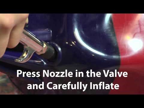 Polyform Fender Inflation with a compressor simple.