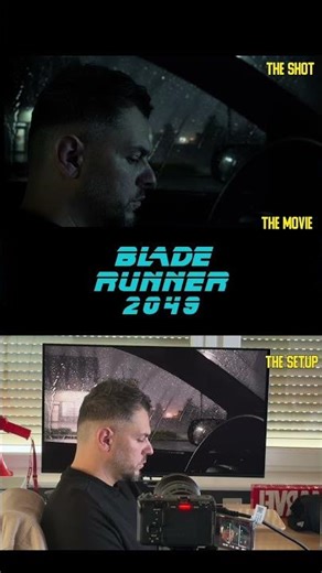 Blade Runner the Shot vs the setup#beforeandafter #filmmaker