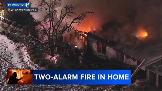 Two-alarm fire destroys home in Gloucester County