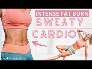 INTENSE FAT BURN - SWEATY CARDIO in 10 minutes with Rebecca Louise