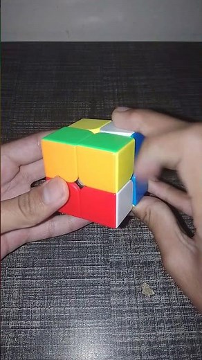 Checker Board Pattern on 2x2 Cube | Easy Cube Trick 🧩 #Shorts