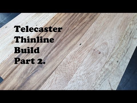 Telecaster Thinline Build | Part 2 | Forming the Body & Top