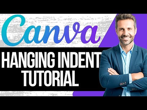 How to Do a Hanging Indent in Canva | Full Tutorial 2025