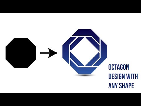 Create Octagon Design With Any Shape | Adobe Illustrator Tutorial
