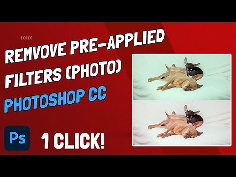 Remove Pre-Applied Filters From Photos - Photoshop & Camera Raw | #photoshop