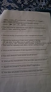 What modern technologies are used in precision farming?How do... | Filo