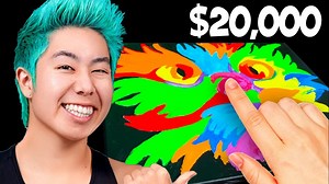 155K views · 4.6K reactions | Who doesn't love finger painting? It's so much fun and today, we're going to make it even more interesting by having a competition. I'm sure you've all seen those videos of people who can paint really well with their fingers, but I want to see who can create the best masterpiece in the shortest amount of time. So get your paints ready and let's get started! | ZHC | Facebook