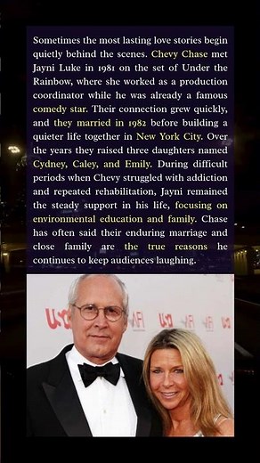 The Woman Who Stood Beside Chevy Chase Through His Toughest Years
