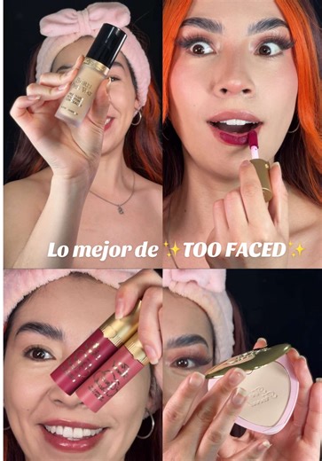 Muchas gracias @Too Faced ✨🫶🏼 pueden adquirirlo en @Sephora México Tinta tonos : Headliner y Hopeful Romantic $660 Corrector multi uso $785 Polvo $740 . #toofaced #makeup #makeuptutorial #viral #sephora