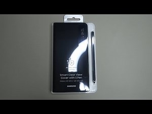 Samsung Galaxy S21 Ultra Smart Clear View Cover With S Pen (Black): Unboxing