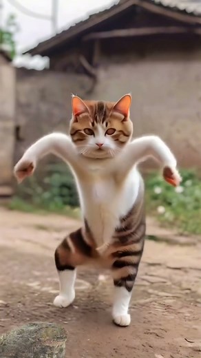 Cat Dance 😂 #shorts #cat #pet #dance #comedy