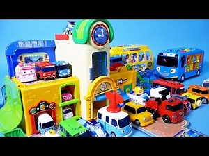 타요 학교 플레이세트 Tayo the little bus School toy with Poli Pororo mini cars
