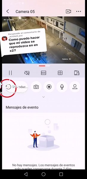Opciones de Reproducción de Video en Hik-connect