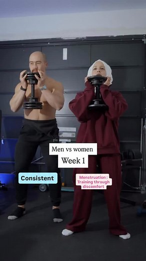 93K views · 1K reactions | Men vs Women: Training Edition ‍♂️臘‍♀️...