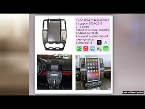 For Land Rover Freelander 2 LR2 L359 2006 2015 Android14 Car Stereo Radio vertical Radio Player Car