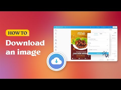 How to Download an Image on PosterMyWall