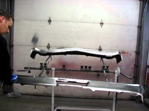 Applying Killer Chrome to some fiberglass bumpers! Results???