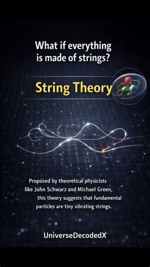 What if everything is made of strings ? #universe #science #space #physics #stringtheory