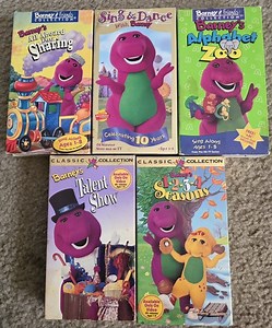 Barney & Friends X5 VHS Lot  Barney Home Video | eBay