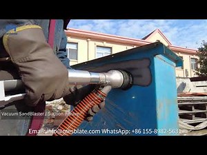 Vacuum Sandblaster 200L Suction Blaster Working Video