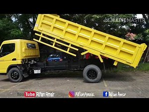 Colt diesel super hdx dump truck buka samping multy fungsi