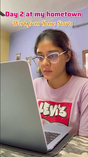 Work From Home👩🏼‍💻 Day2 | 11 days | Hometown Mini Vlog | #shorts #minivlog #festivewithshorts