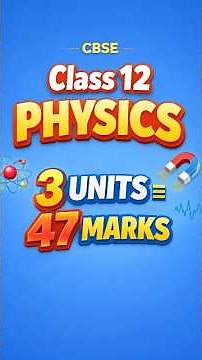 Class 12 Physics Most Important Chapters. #study #12thboard