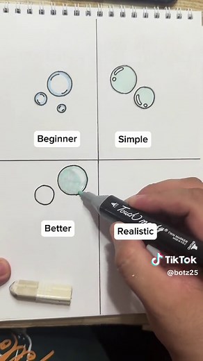 How to draw Bubbles #howtodraw #drawing #touchmarkers #prismacolor #drawingtutorial #tutorial #howto #draw #art #hobby #coloredpencils #prisma #speeddrawing