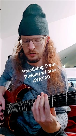 AVATAR - Abduction Song (Main Riff Cover) #avatarmetal #abductionsong #trempicking #practice