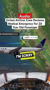 United Airlines Crew Declares Medical Emergency For 20 Year Old Passenger #aviation
