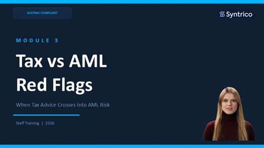 Tax vs AML Red Flags