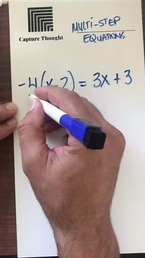 Multi Step Equations