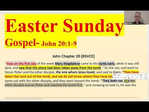 John 20:1-9: Easter Sunday: Gospel Reflection, Year A, Fr. Tim Peters