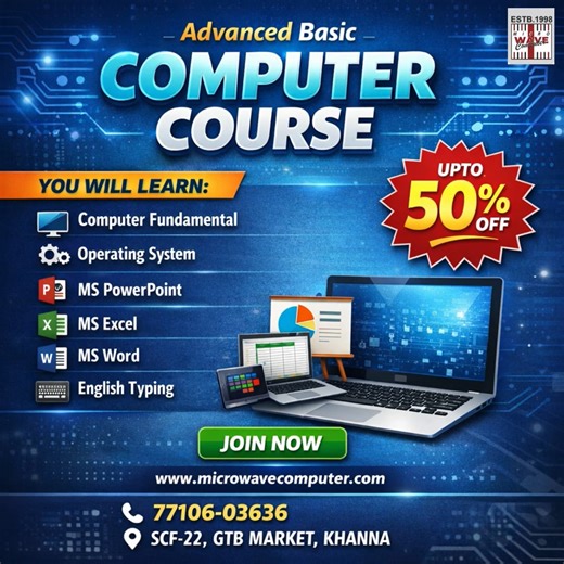 Advanced Basic Computer Course
