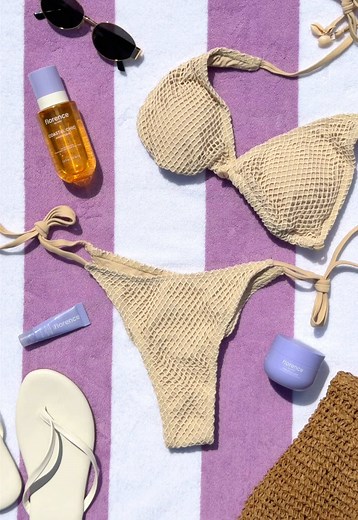 summer days on repeat with our glow essentials 💜🌴 shop @Ulta Beauty #florencebymills