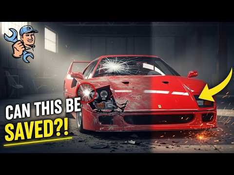 Abandoned Ferrari F40 Restoration – Can This $2M Supercar Be Saved?