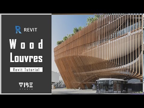How to create wood louvers in Revit