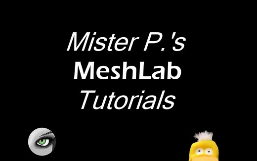 MeshLab基本操作教程