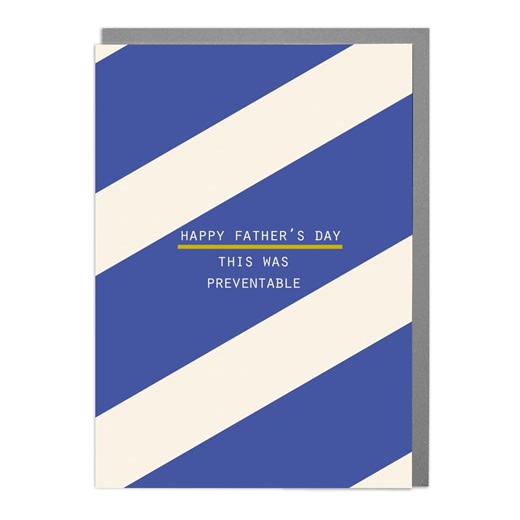 Funny Father’s Day Card for Dad | Dad Joke Card “this Was Preventable” | Humorous Dad Card | Fathers Day Card From Son or Daughter - Etsy