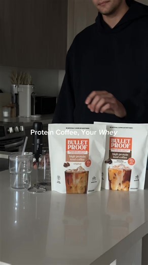 Protein coffee = a convenient way to fuel your brain and your muscles! 🧠💪 | Bulletproof