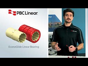 EconoGlide Plain Linear Bearings from PBC Linear