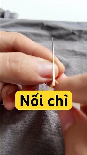 Cách nối thêm chỉ khi khâu hết | How to Tie a New Thread When Sewing | Easy Sewing Hack