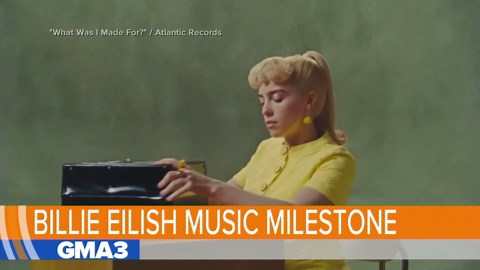 Billie Eilish makes music milestone