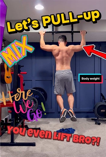 Dude, love pull ups. So let’s do this! #iowa #fyp #weightlifting #asianmen #pullup